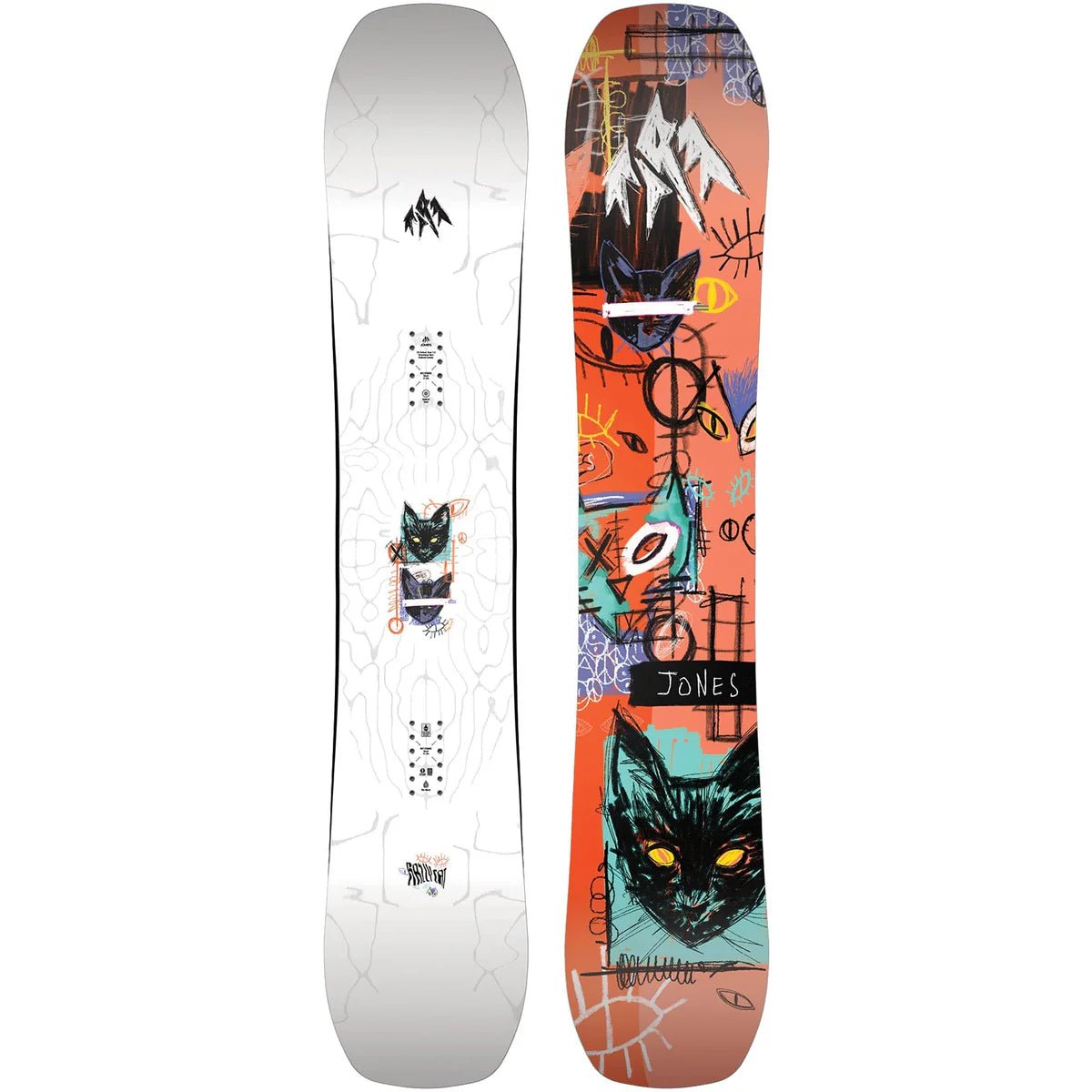 Jones Rally Cat Snowboard Mens 2026 Elevation107