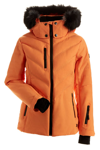 Nils Sundance Faux Fur Jacket Womens 2024 Apricot