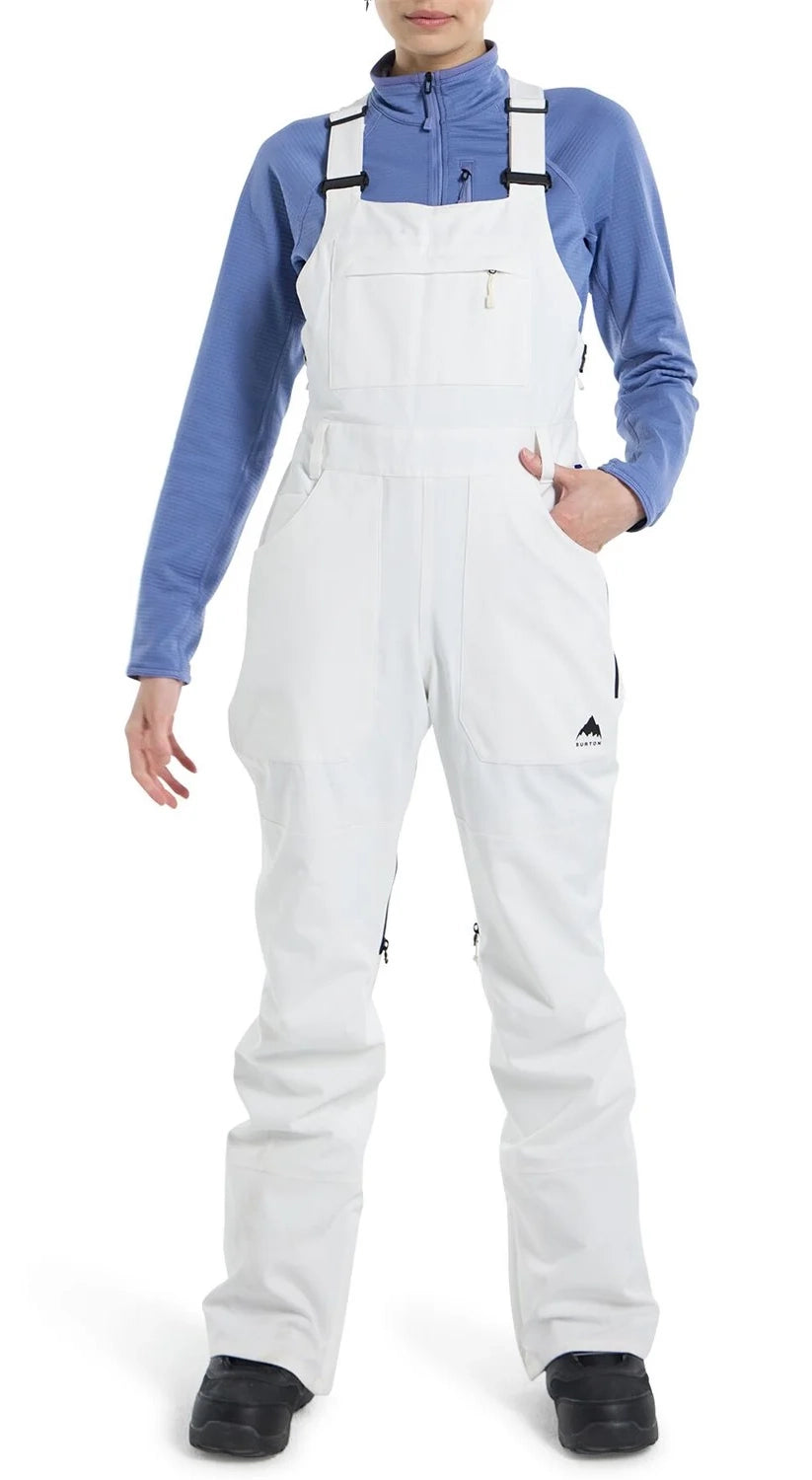 Burton Avalon Bib Pants Womens Stout White – Elevation107