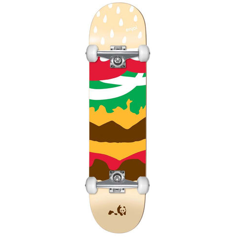 Enjoi Burger Time Skateboard Complete 7.375
