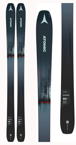 Atomic Maverick 86 C Snow Skis & Warden MNC 13 Bindings 2023