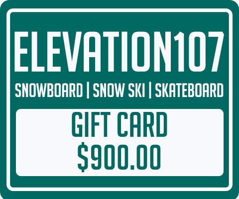 Elevation107 e-Gift Card $900