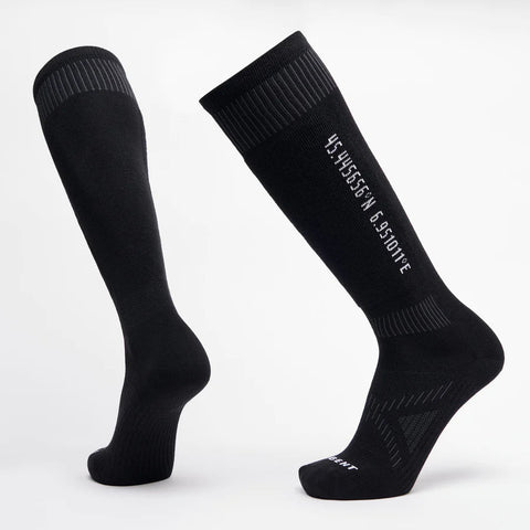Le Bent Core Targeted Cushion Snow Sock Black