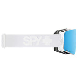 Spy Marauder Elite Goggles 2024 Matte White / Happy Boost Bronze Happy Blue Spectra Mirror + Spare Lens