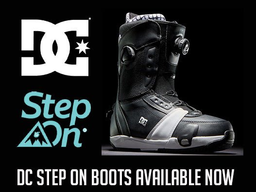 DC STEP ON BOOTS & BURTON STEP ON BINDINGS! AVAILABLE NOW - Elevation107