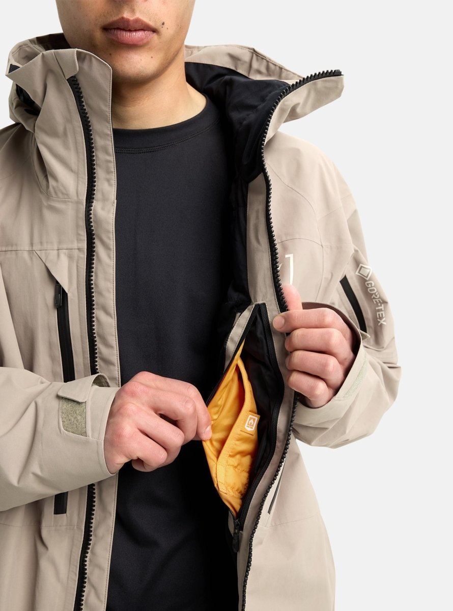 Burton [ak] Swash GORE-TEX Mens Jacket Summit Taupe – Elevation107