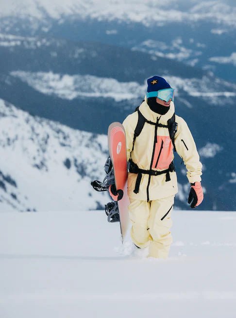 Burton [AK] Cyclic GORE - TEX Mens Jacket Buttermilk / Reef Pink - Elevation107