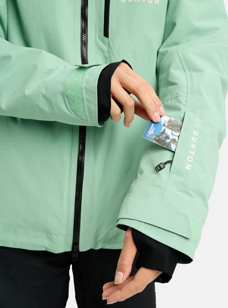 Burton [ak] Embark GORE - TEX Womens Jacket 2026 Soft Sage - Elevation107