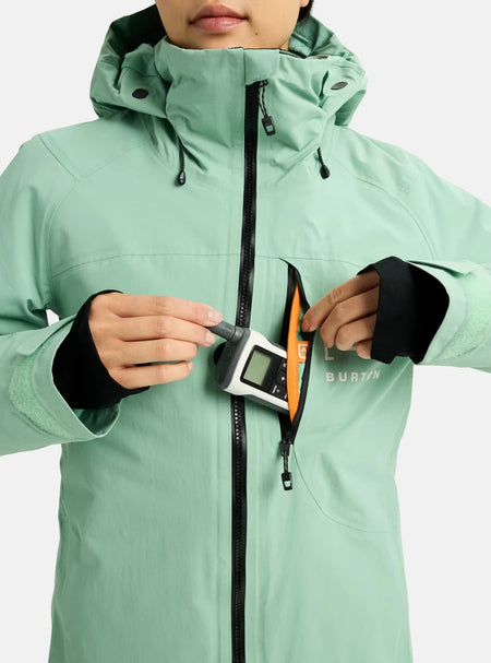Burton [ak] Embark GORE - TEX Womens Jacket 2026 Soft Sage - Elevation107