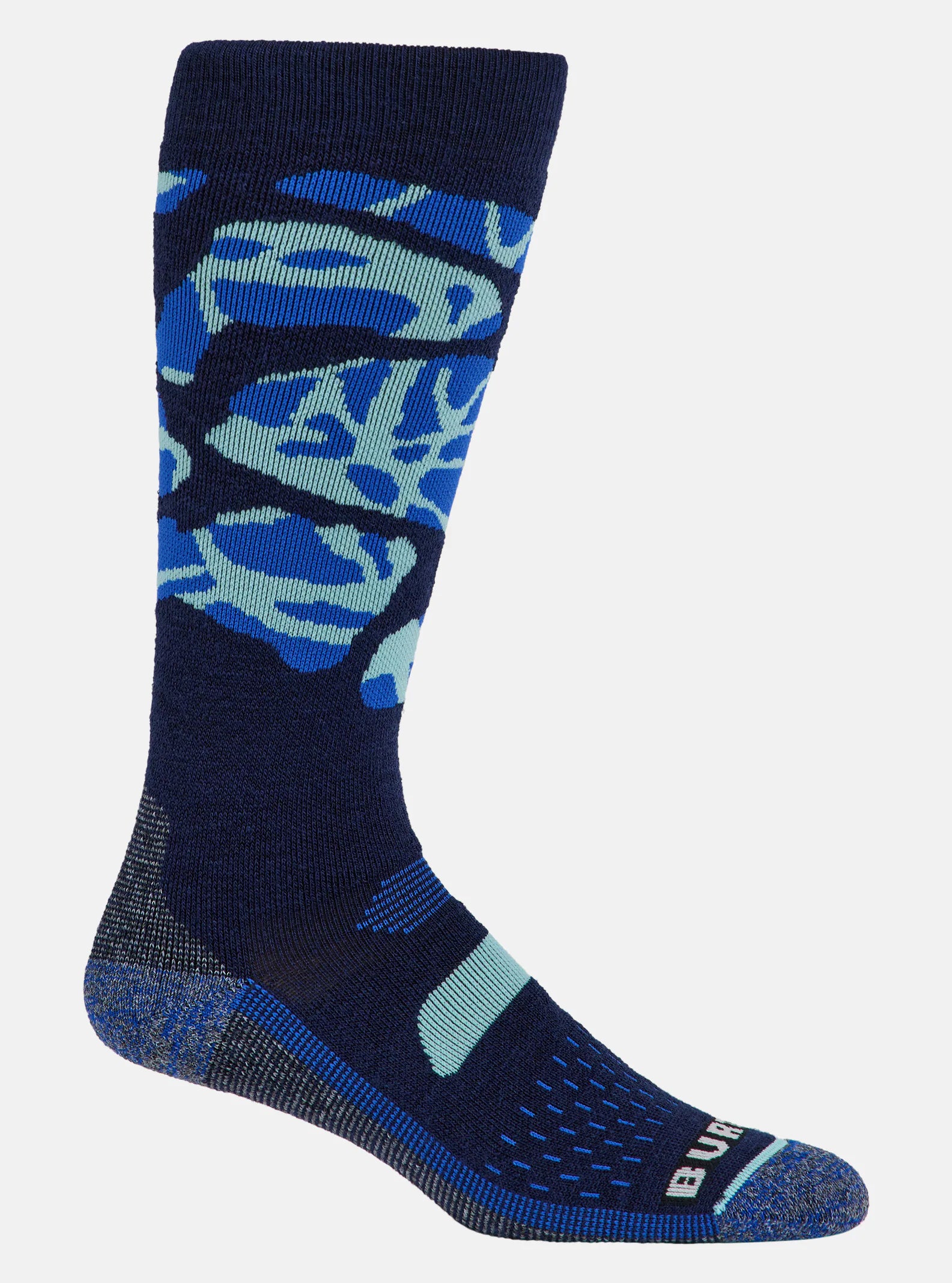 Burton Women's Performance Midweight Socks 2026 Jake Blue Camo - Elevation107