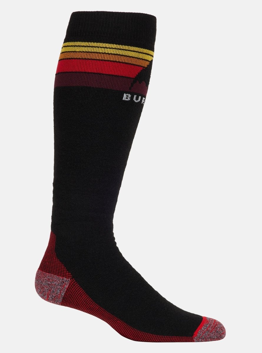 Burton Men's Emblem Midweight Socks 2026 Black - Elevation107