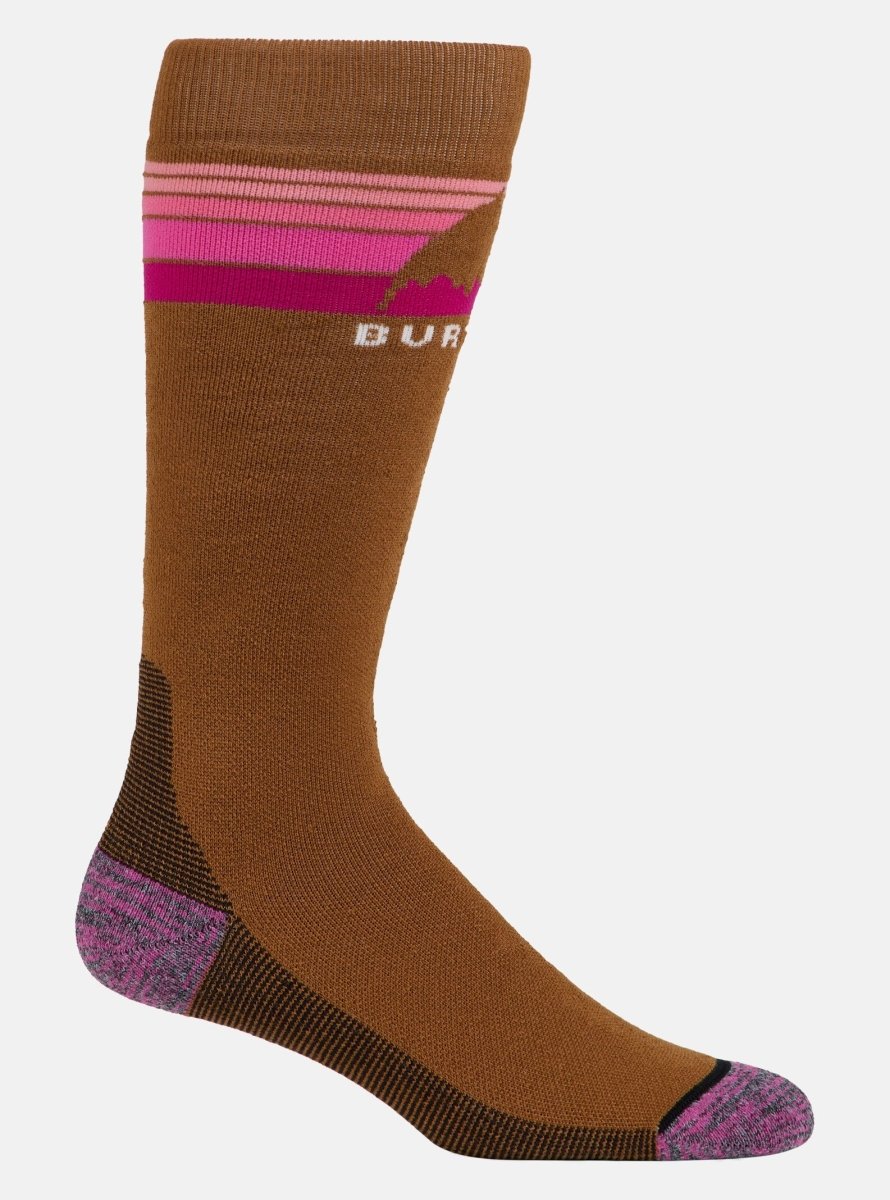 Burton Women's Emblem Midweight Socks 2026 Chestnut Brown - Elevation107