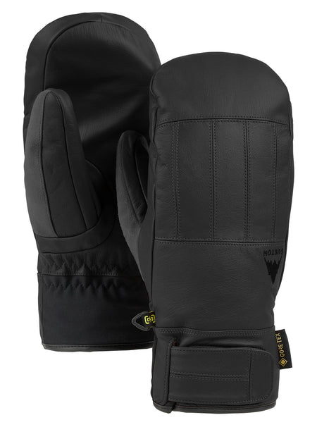 Burton Men's Gondy GORE - TEX Leather Mittens 2026 Black - Elevation107