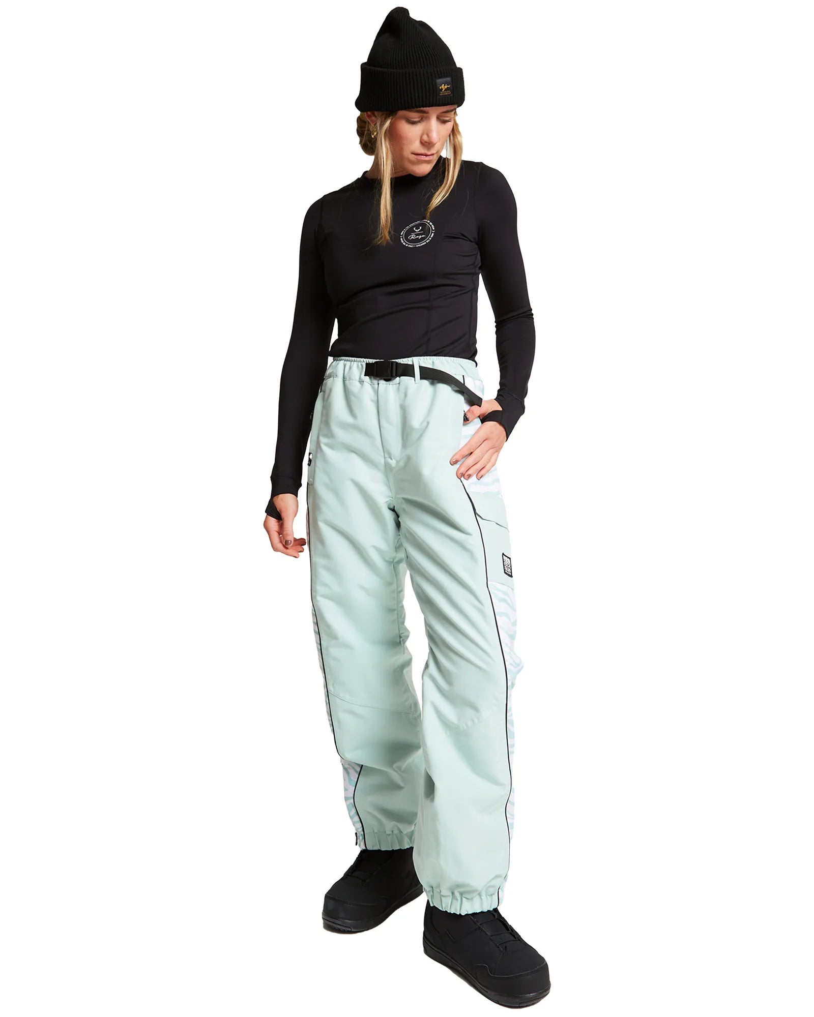 Rojo She Ripz Pants Womens 2025 Zebralicious Surf Spray - Elevation107