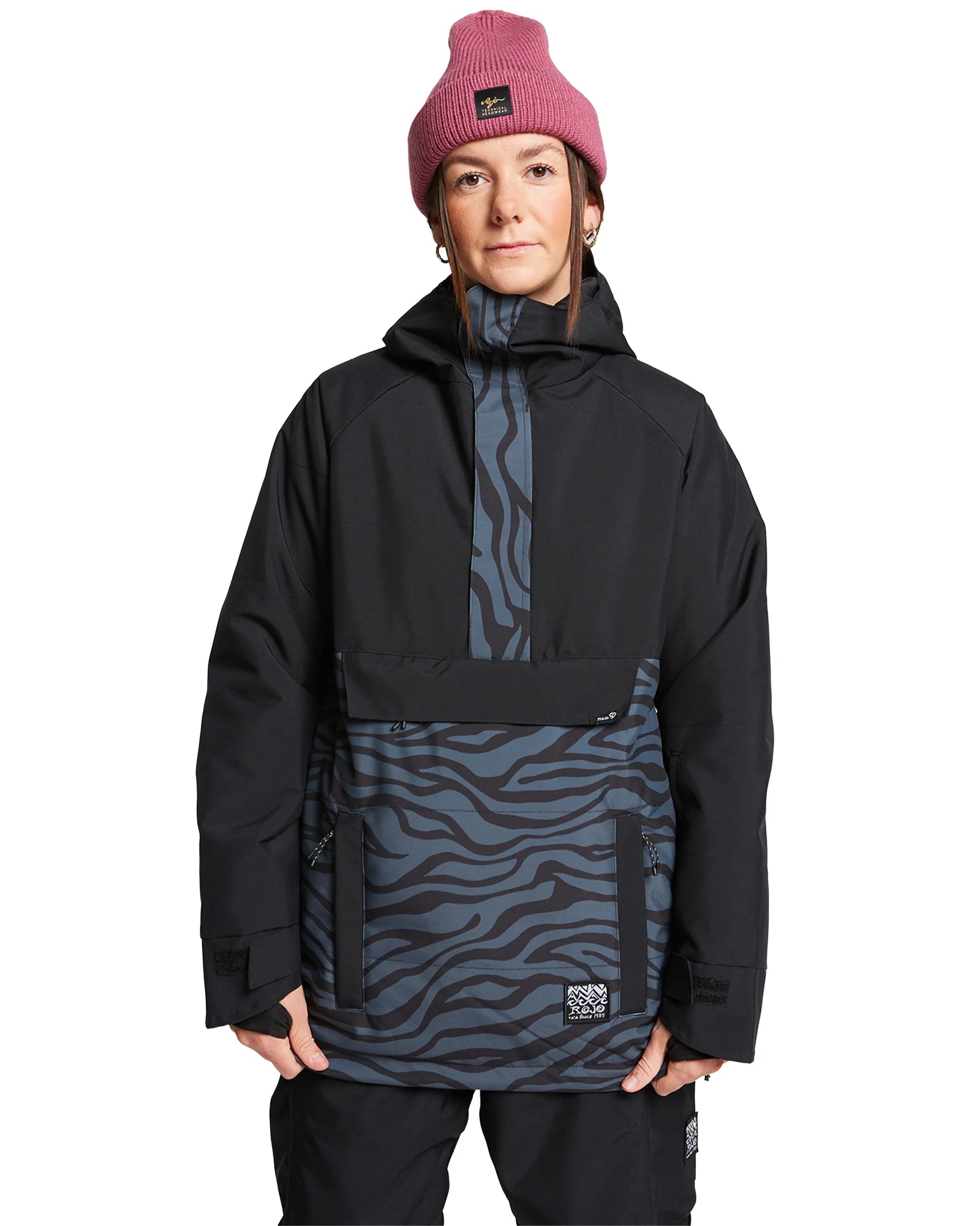 Rojo Zoe 2.0 Jacket Womens 2025 Zebralicious Black - Elevation107