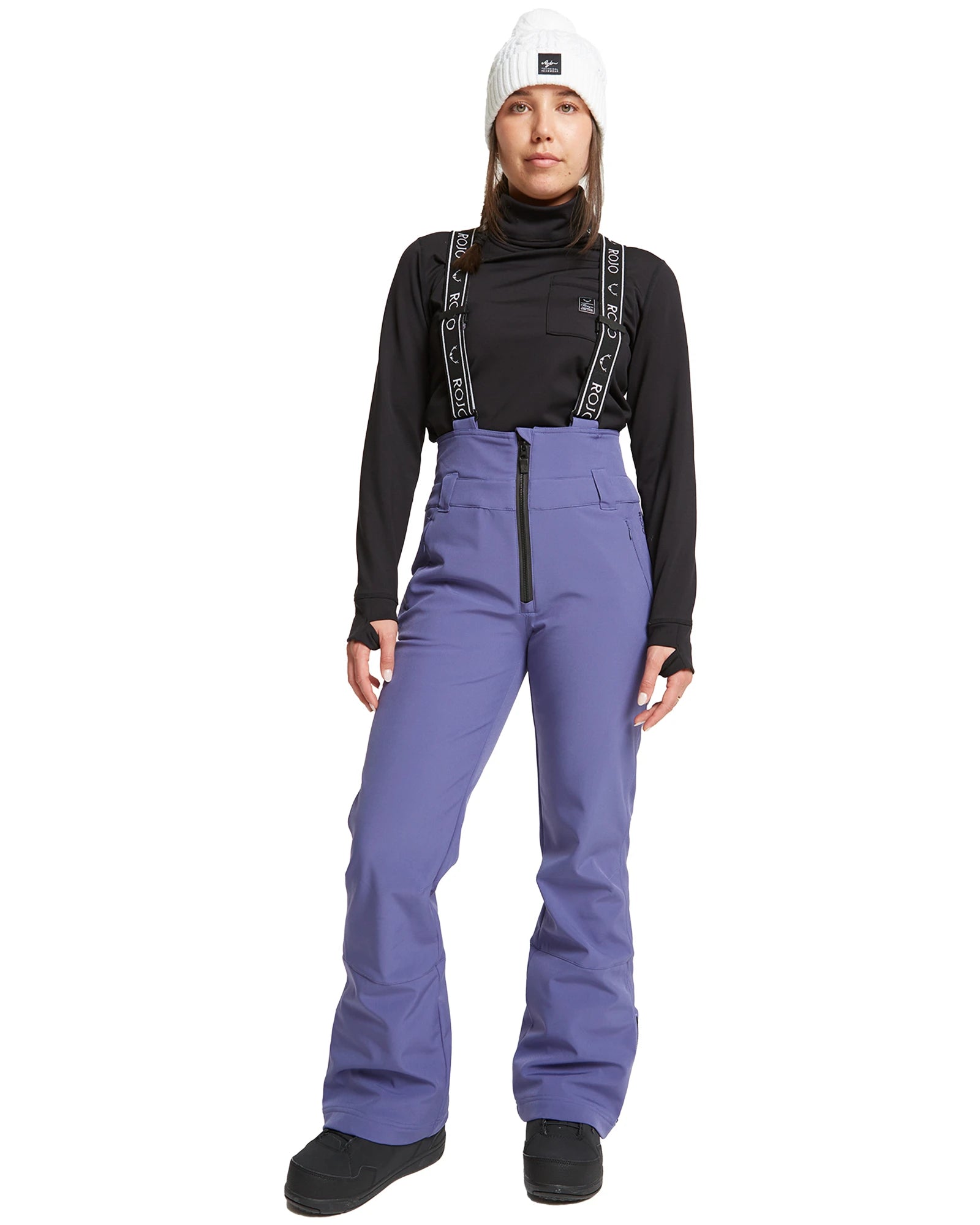 Rojo Soft Shell High Rise Pants Womens 2025 Skipper Blue - Elevation107