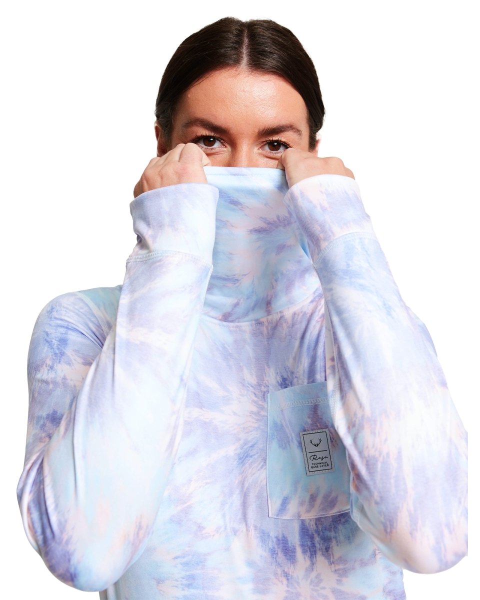 Rojo Park Life Funnel Neck Thermal Top Womens 2025 Harmony Swirls - Elevation107