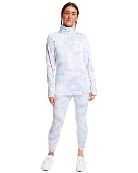 Rojo Park Life Funnel Neck Thermal Top Womens 2025 Harmony Swirls - Elevation107