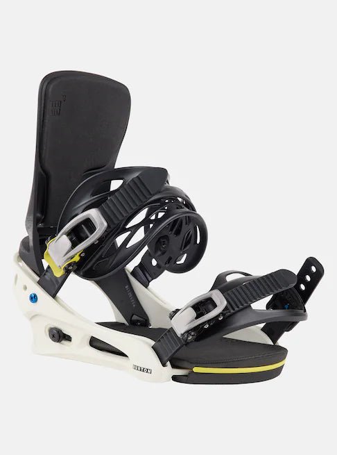 Burton Cartel Snowboard Bindings Mens White / Graphic - Elevation107