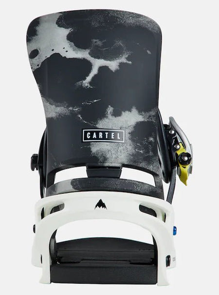 Burton Cartel Snowboard Bindings Mens White / Graphic - Elevation107