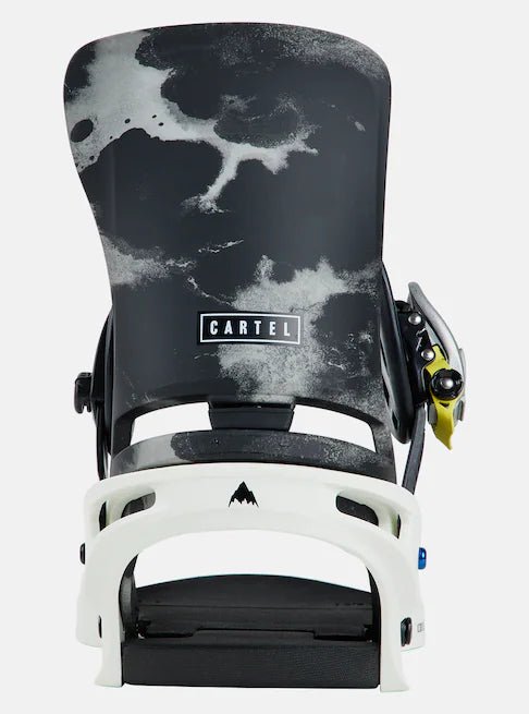 Burton Cartel Snowboard Bindings Mens White / Graphic - Elevation107