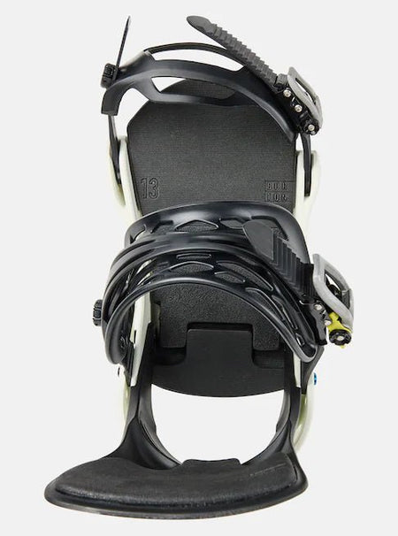 Burton Cartel Snowboard Bindings Mens White / Graphic - Elevation107