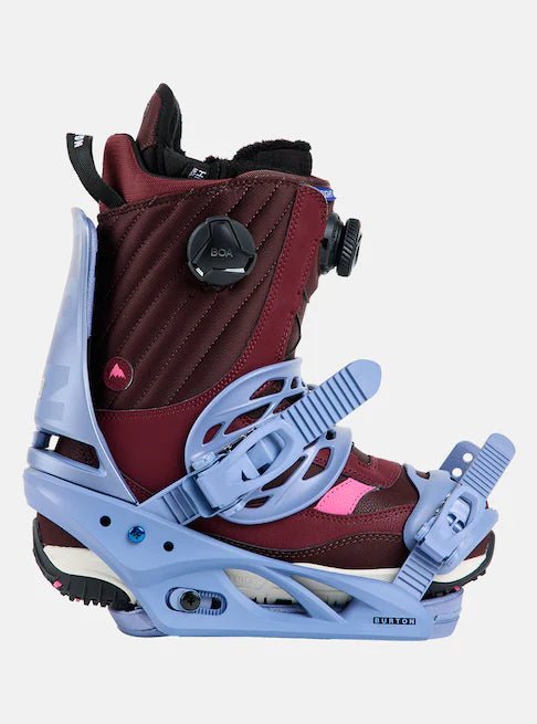 Burton Lexa Snowboard Bindings Womens Slate Blue - Elevation107