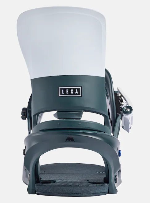 Burton Lexa Snowboard Bindings Womens 2025 Deep Emerald / White - Elevation107
