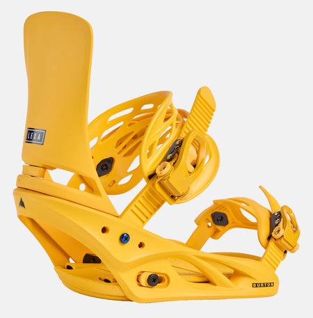 Burton Lexa Snowboard Bindings Womens 2025 Goldenrod - Elevation107