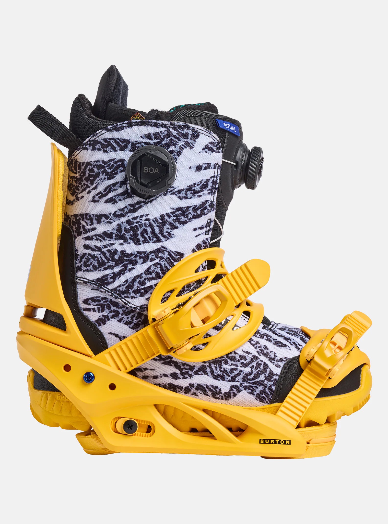 Burton Lexa Snowboard Bindings Womens 2025 Goldenrod - Elevation107