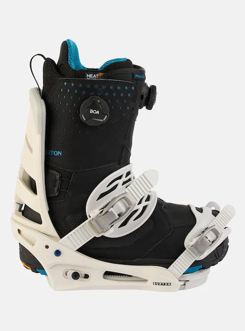 Burton Mission Snowboard Bindings Mens Stout White - Elevation107