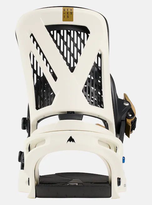 Burton Genesis Snowboard Bindings Mens White Gold - Elevation107