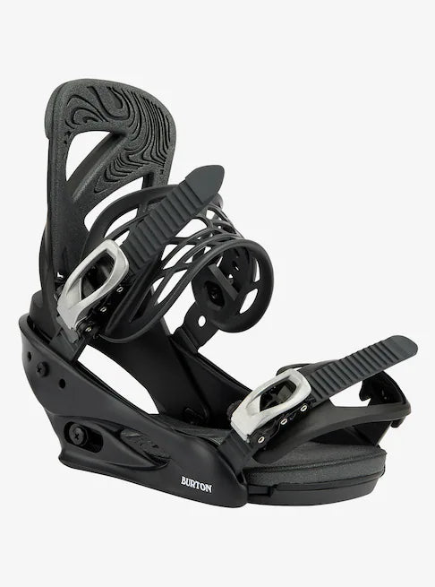 Burton Scribe Snowboard Bindings Womens 2025 Black - Elevation107