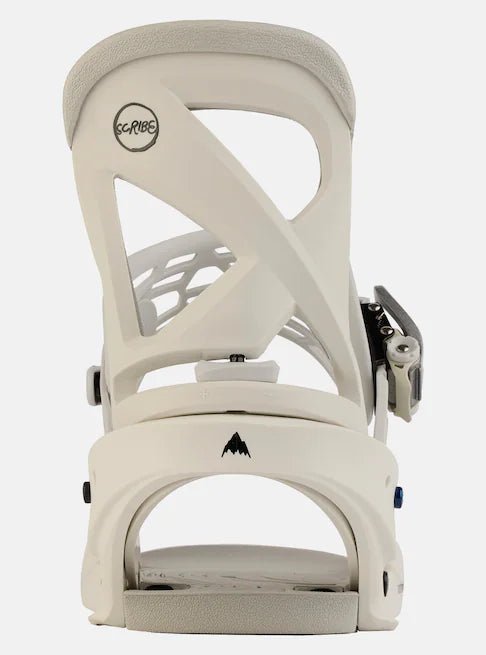 Burton Scribe Snowboard Bindings Womens Stout White - Elevation107