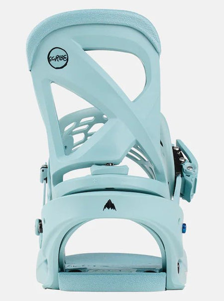 Burton Scribe Snowboard Bindings Womens Rock Lichen - Elevation107