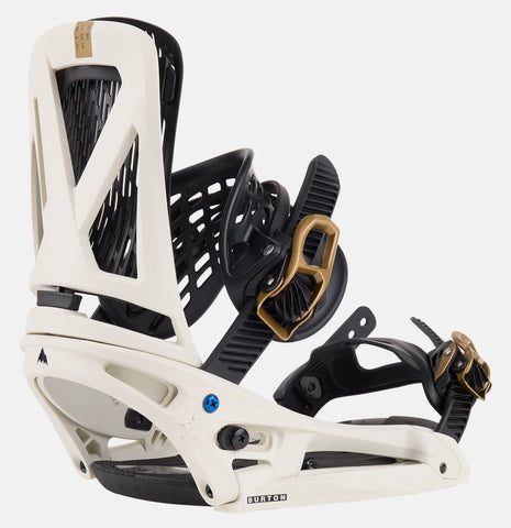 Burton Genesis EST Snowboard Bindings Mens 2024 White / Gold
