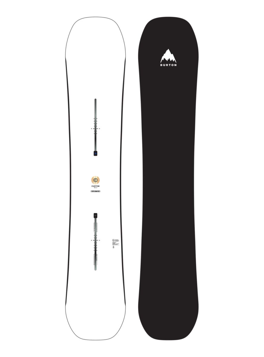 Burton Custom Flying V Snowboard Mens 2025 White - Elevation107