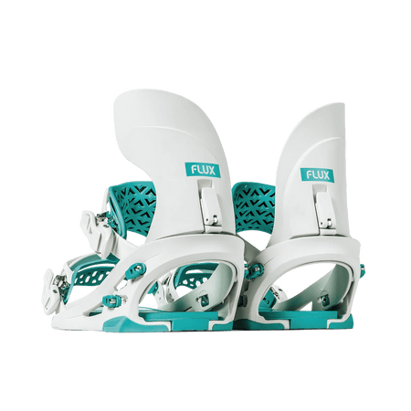 Flux CX Snowboard Bindings Mens 2026 White - Elevation107
