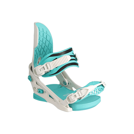 Flux CX Snowboard Bindings Mens 2026 White - Elevation107