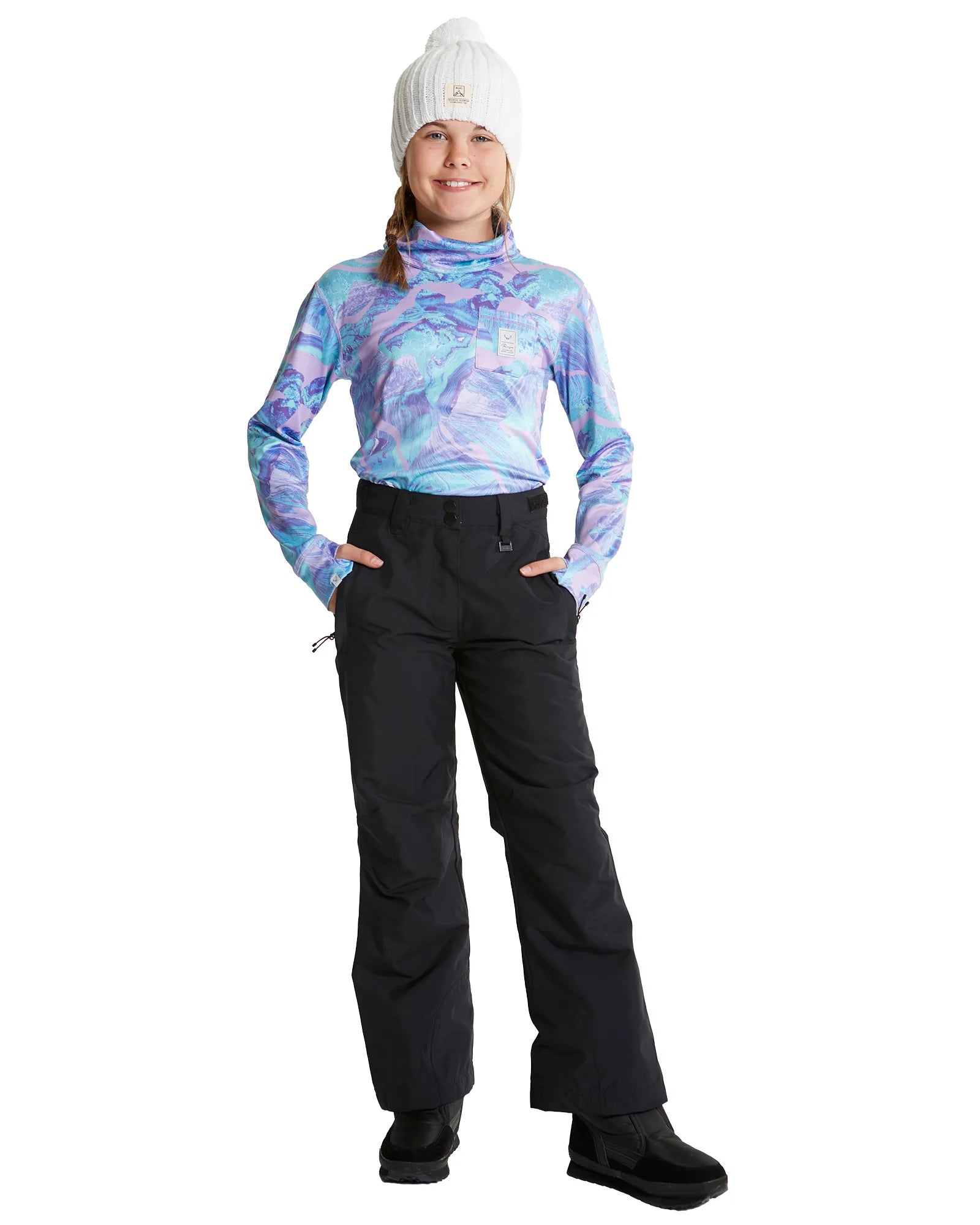 Rojo BF4EVA Pants Kids 2025 Black - Elevation107