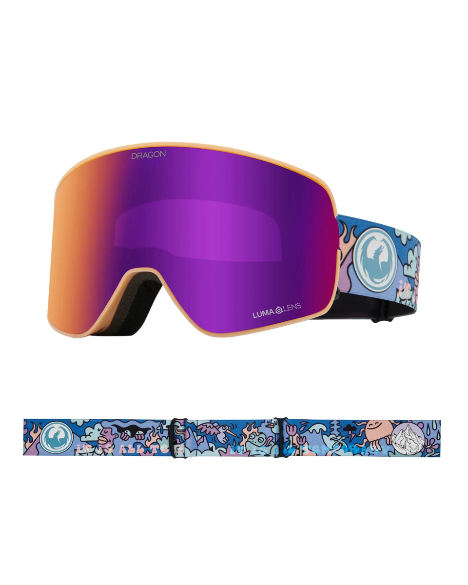 Dragon NFX2 Snow Goggles Fasani '25 / Lumalens Purple Ion + Lumalens Violet - Elevation107