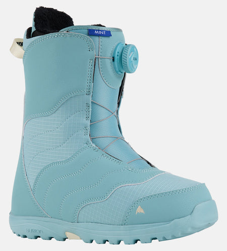 Burton Mint BOA Snowboard Boots Womens Rock Lichen - Elevation107