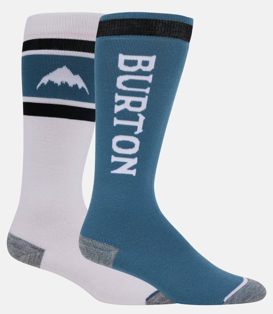 Burton Weekend Midweight Two Pack Socks Womens Slate Blue - Elevation107
