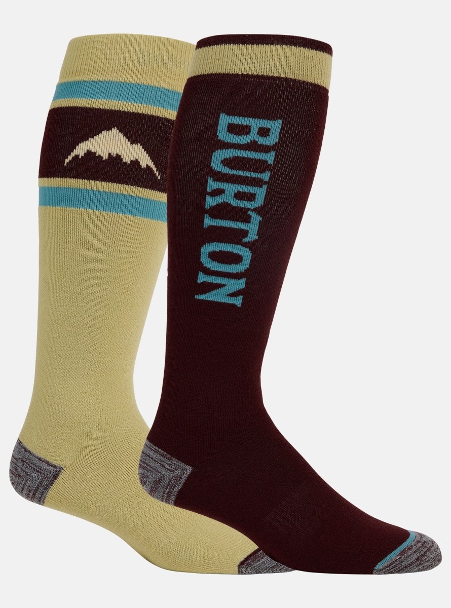 Burton Weekend Midweight Two Pack Socks Mens Sulfur - Elevation107
