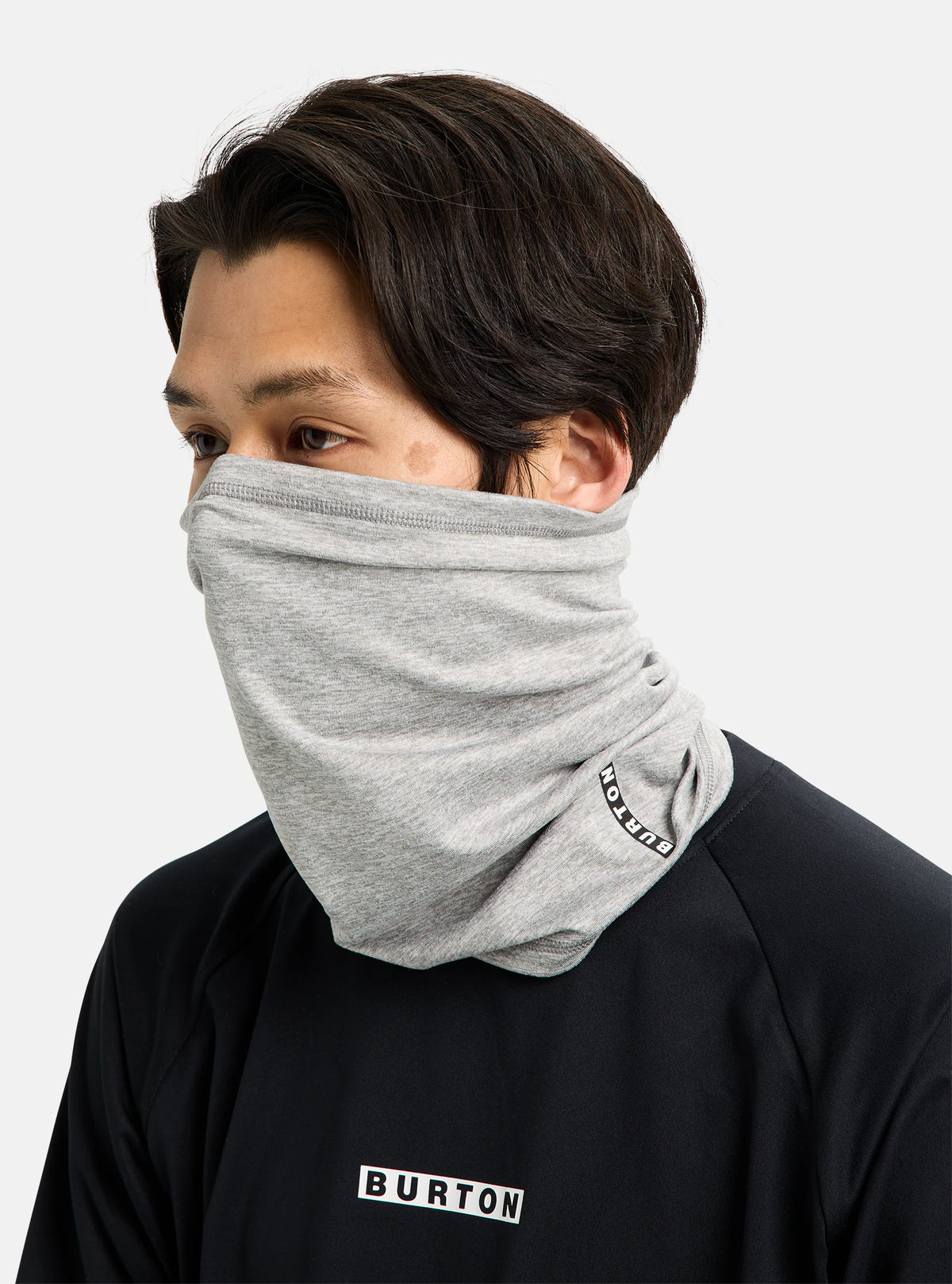 Burton Midweight Neck Warmer 2026 Grey Heather - Elevation107