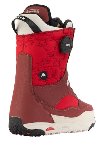 Burton Limelight BOA Wide Womens Snowboard Boots 2023 Red / Stout