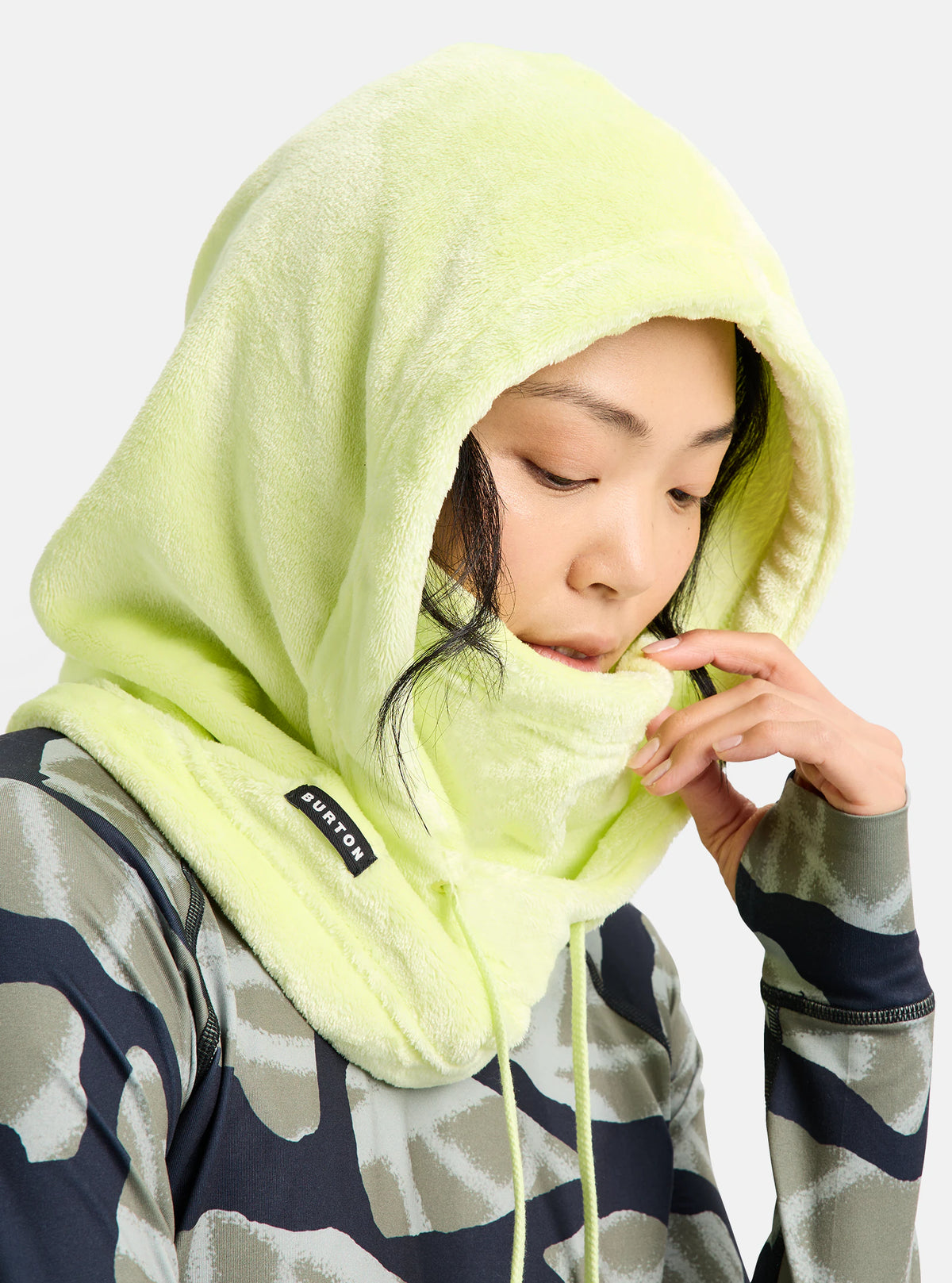Burton Women's Cora Hood 2026 Glow Yellow Green - Elevation107