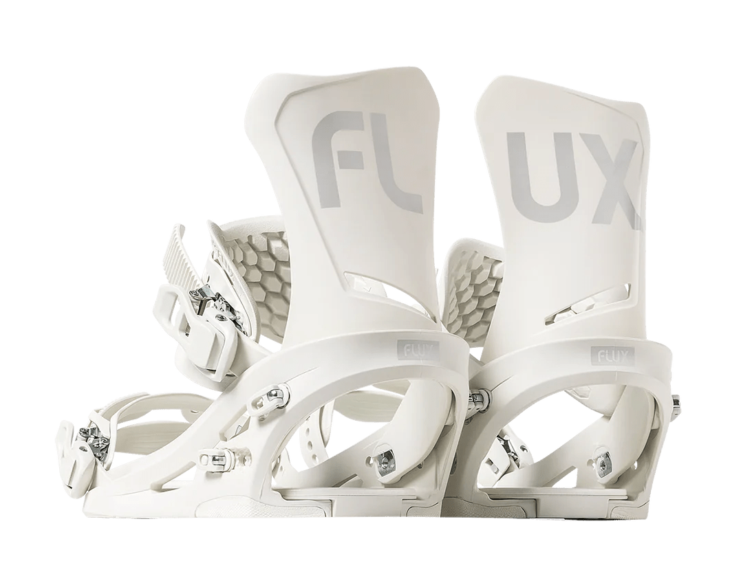 Flux DS Snowboard Bindings Mens 2025 Off White - Elevation107