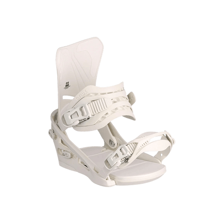 Flux DS Snowboard Bindings Mens 2025 Off White - Elevation107