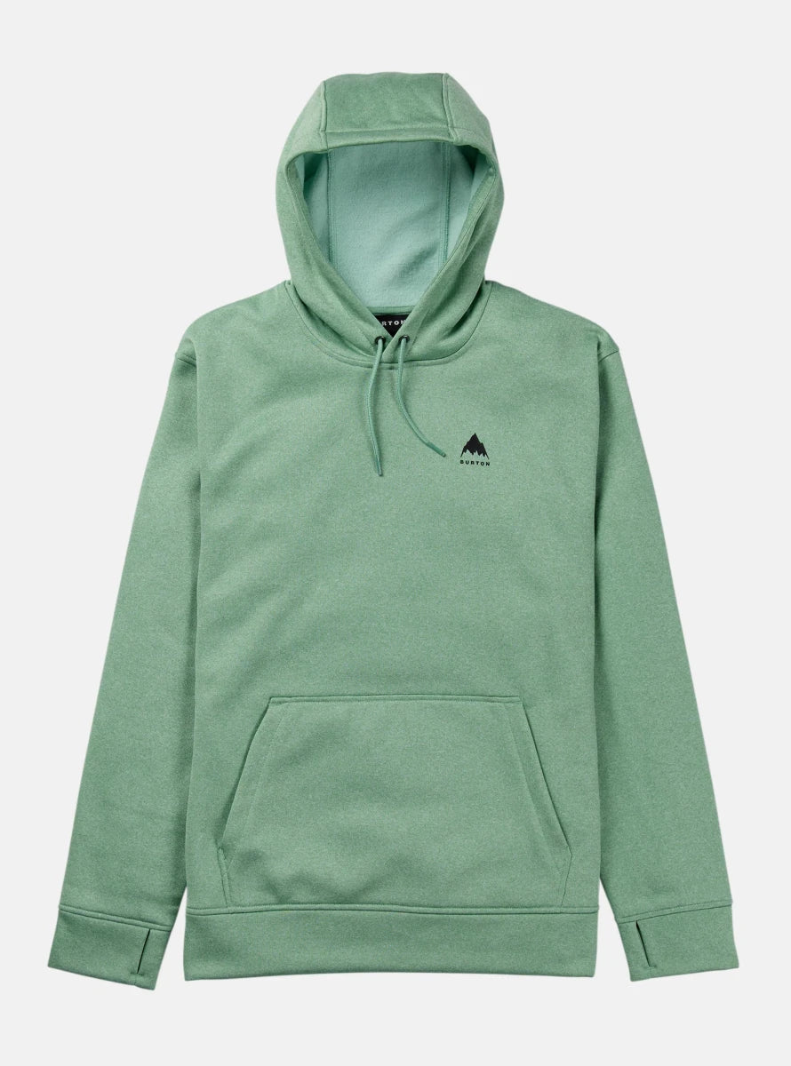 Burton Men's Oak Pull Over Hoodie Soft Sage Heather - Elevation107